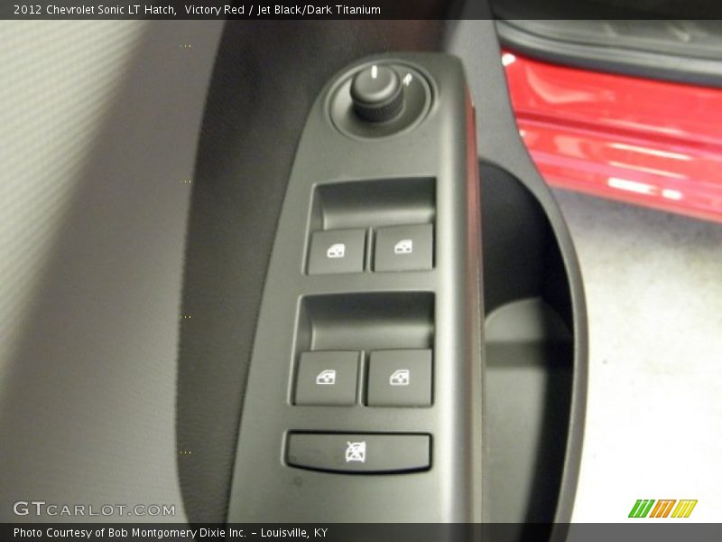 Victory Red / Jet Black/Dark Titanium 2012 Chevrolet Sonic LT Hatch