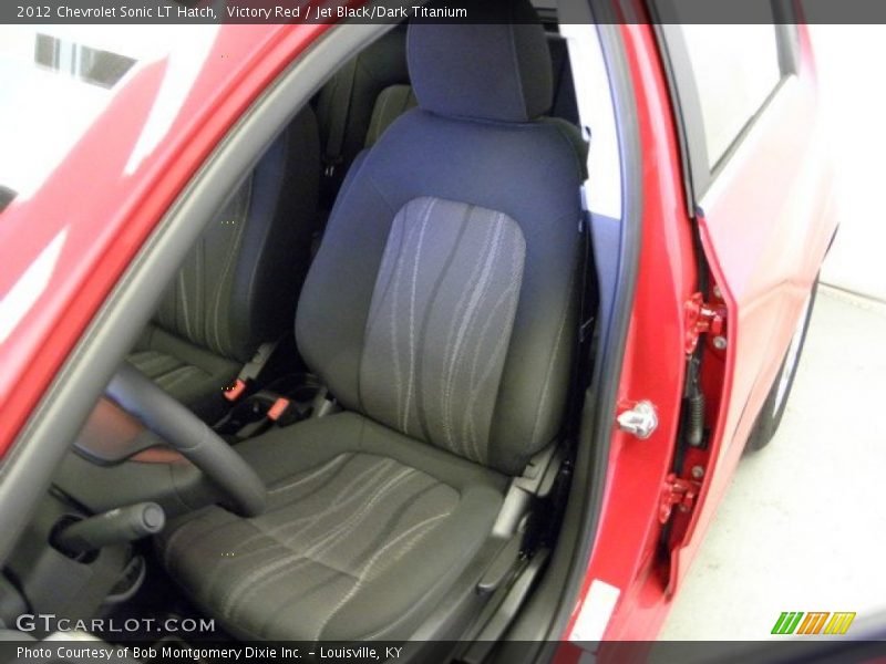 Victory Red / Jet Black/Dark Titanium 2012 Chevrolet Sonic LT Hatch