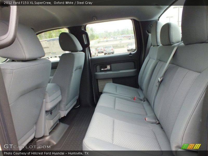 Rear Seat of 2012 F150 XL SuperCrew