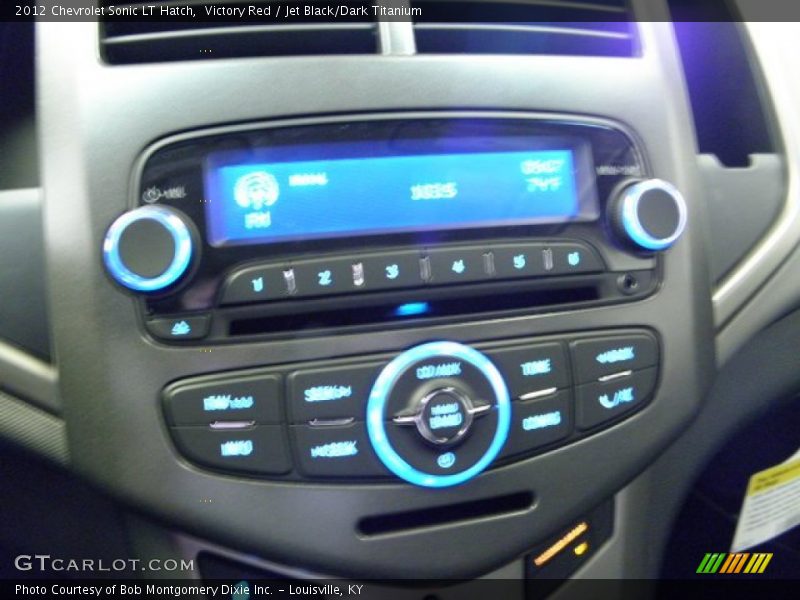 Victory Red / Jet Black/Dark Titanium 2012 Chevrolet Sonic LT Hatch