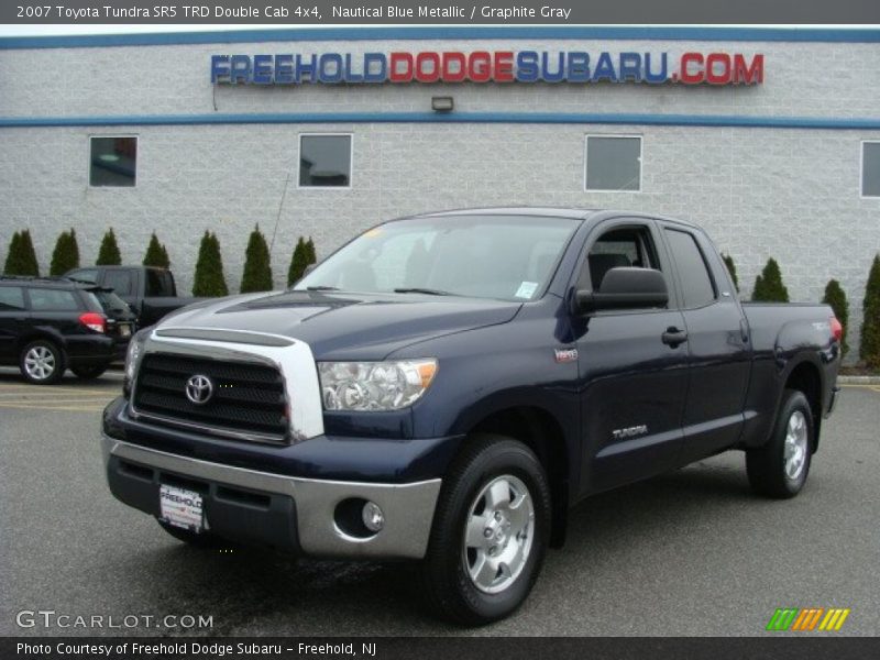Nautical Blue Metallic / Graphite Gray 2007 Toyota Tundra SR5 TRD Double Cab 4x4