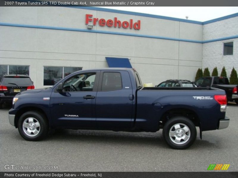 Nautical Blue Metallic / Graphite Gray 2007 Toyota Tundra SR5 TRD Double Cab 4x4