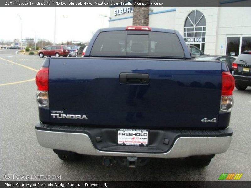 Nautical Blue Metallic / Graphite Gray 2007 Toyota Tundra SR5 TRD Double Cab 4x4