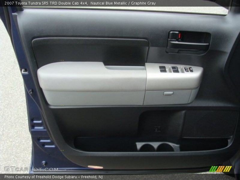 Nautical Blue Metallic / Graphite Gray 2007 Toyota Tundra SR5 TRD Double Cab 4x4
