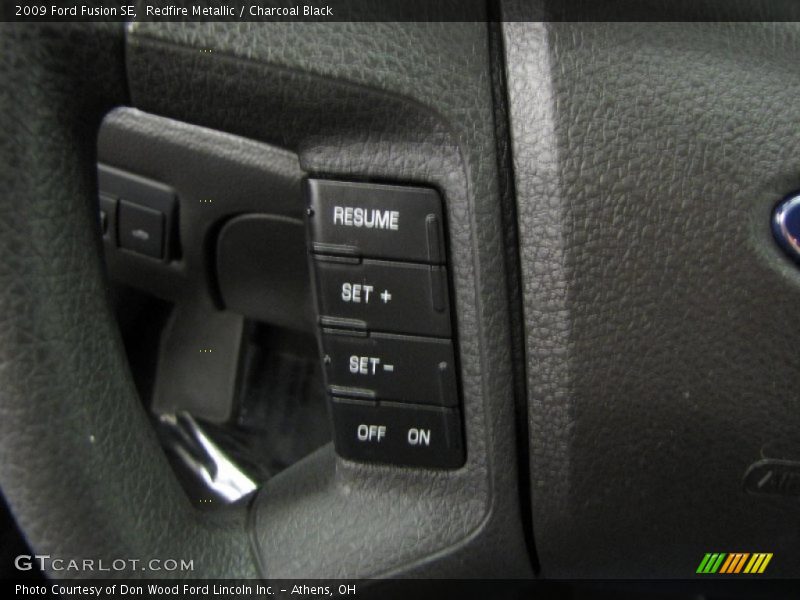 Redfire Metallic / Charcoal Black 2009 Ford Fusion SE