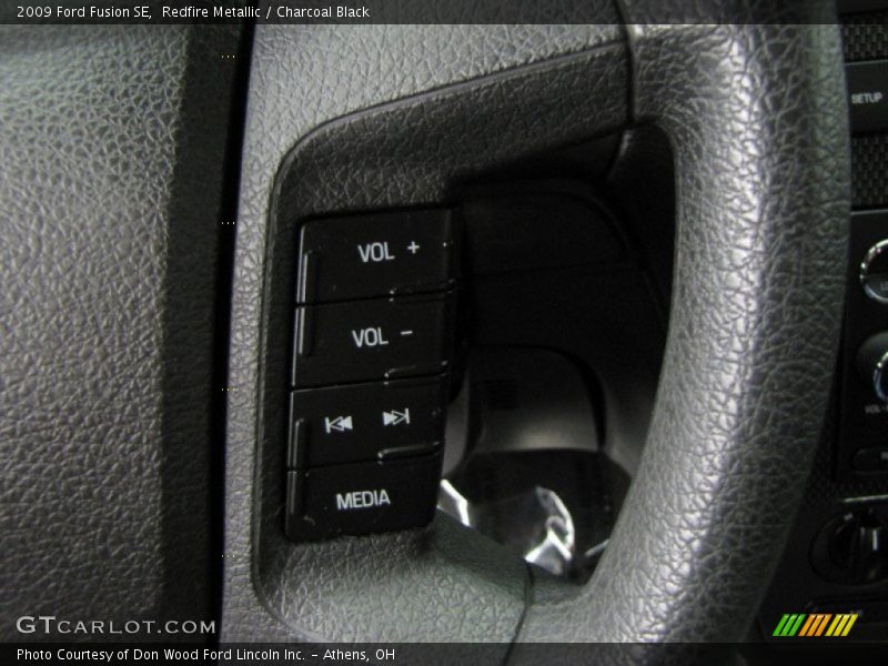 Redfire Metallic / Charcoal Black 2009 Ford Fusion SE