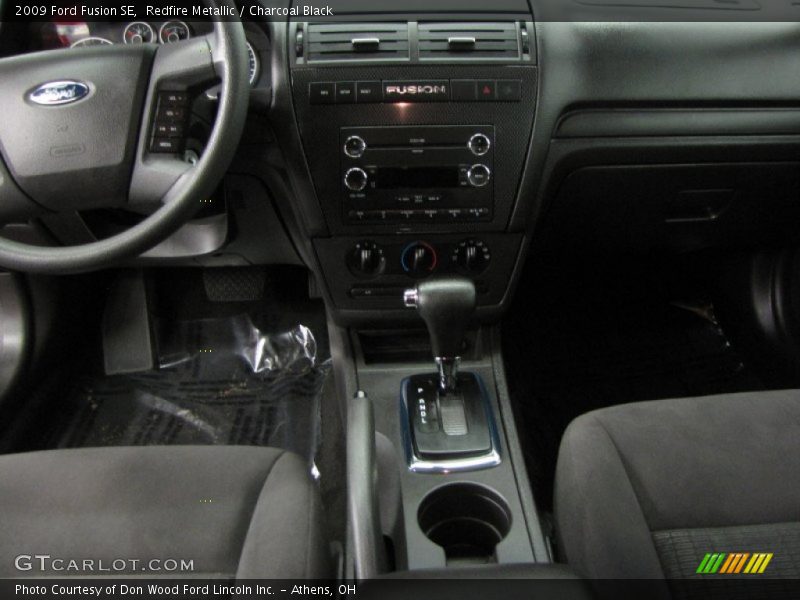 Redfire Metallic / Charcoal Black 2009 Ford Fusion SE