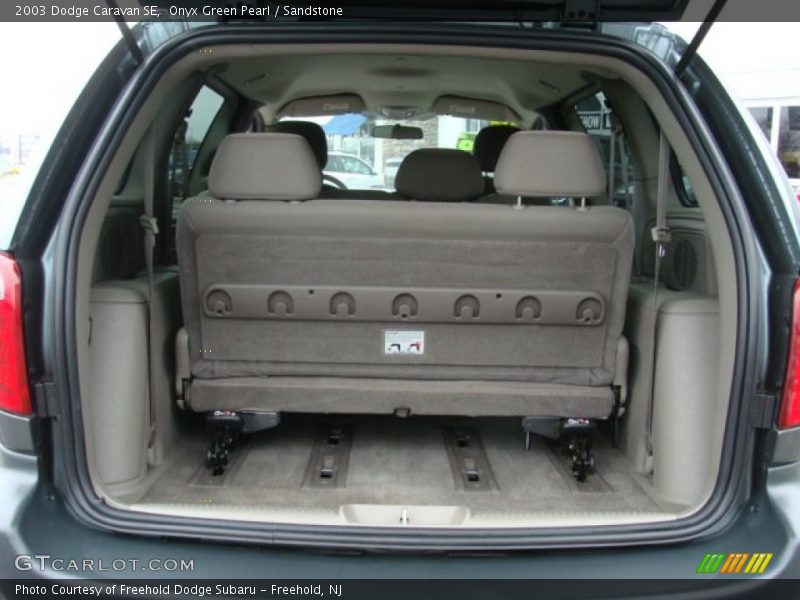 Onyx Green Pearl / Sandstone 2003 Dodge Caravan SE
