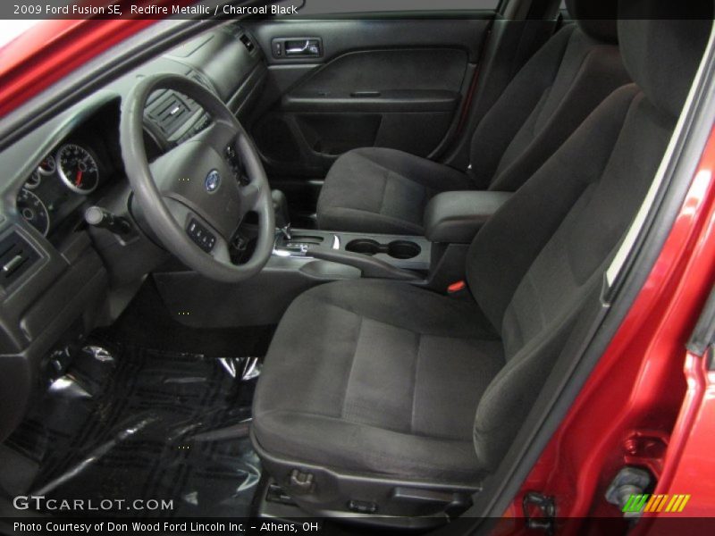 Redfire Metallic / Charcoal Black 2009 Ford Fusion SE