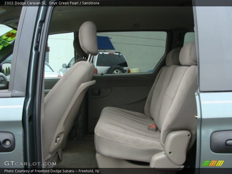 Onyx Green Pearl / Sandstone 2003 Dodge Caravan SE