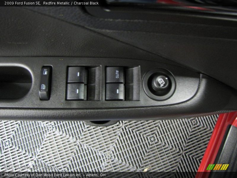 Redfire Metallic / Charcoal Black 2009 Ford Fusion SE