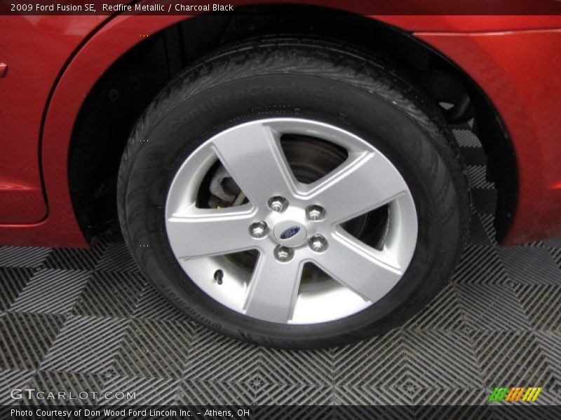 Redfire Metallic / Charcoal Black 2009 Ford Fusion SE