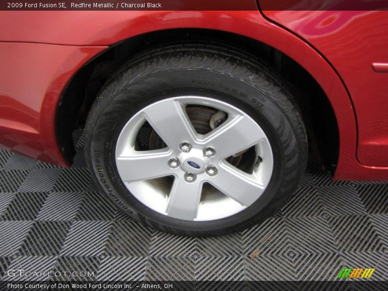 Redfire Metallic / Charcoal Black 2009 Ford Fusion SE