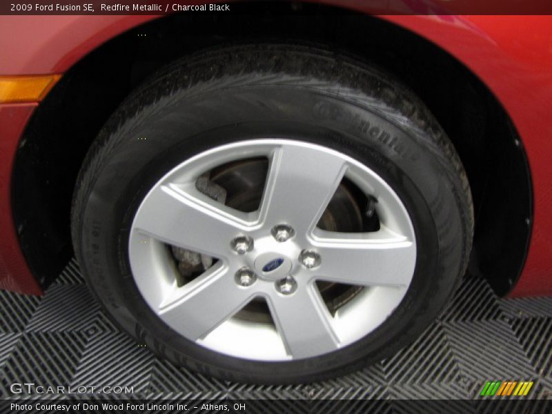 Redfire Metallic / Charcoal Black 2009 Ford Fusion SE