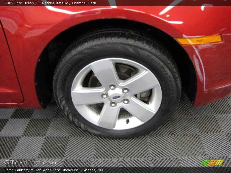 Redfire Metallic / Charcoal Black 2009 Ford Fusion SE