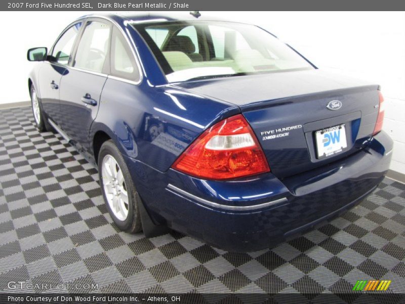 Dark Blue Pearl Metallic / Shale 2007 Ford Five Hundred SEL