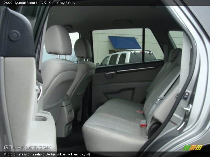 Steel Gray / Gray 2009 Hyundai Santa Fe GLS