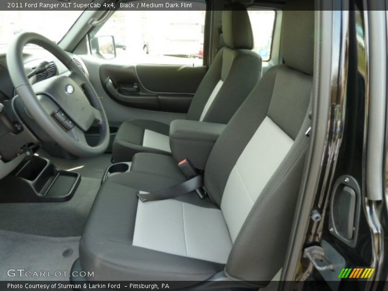 Black / Medium Dark Flint 2011 Ford Ranger XLT SuperCab 4x4