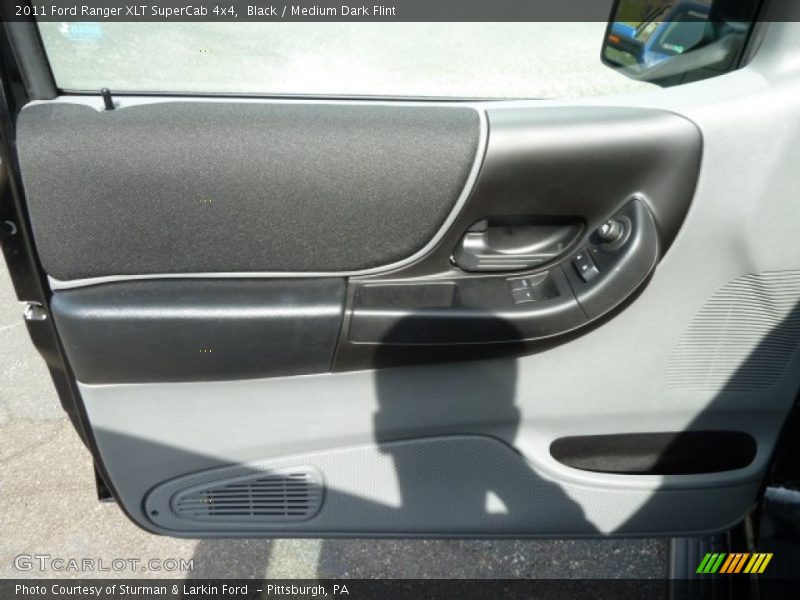 Black / Medium Dark Flint 2011 Ford Ranger XLT SuperCab 4x4
