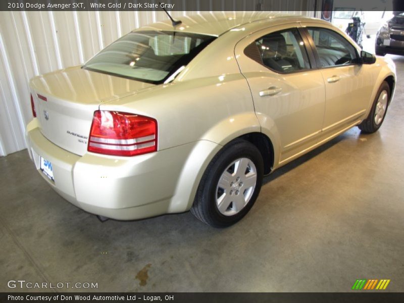 White Gold / Dark Slate Gray 2010 Dodge Avenger SXT