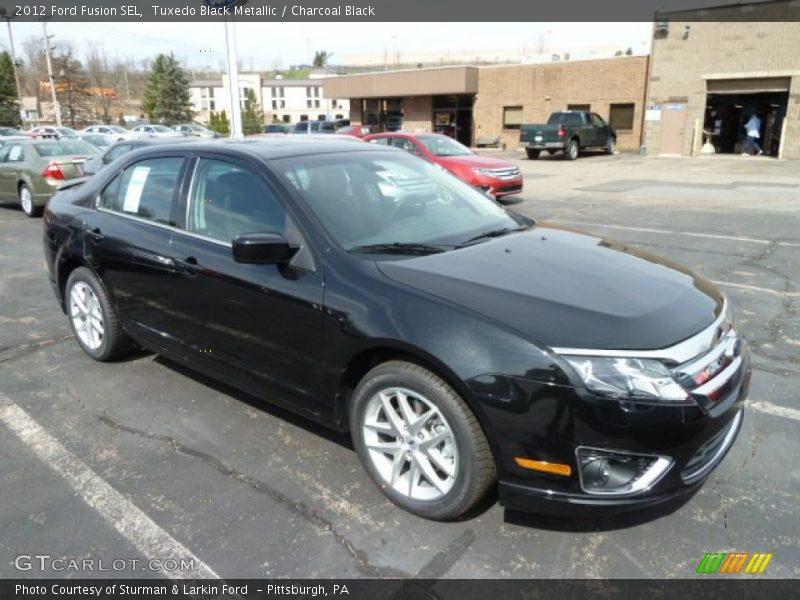 Tuxedo Black Metallic / Charcoal Black 2012 Ford Fusion SEL