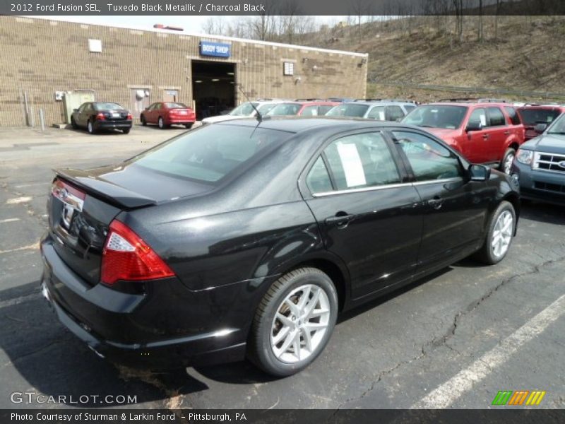 Tuxedo Black Metallic / Charcoal Black 2012 Ford Fusion SEL