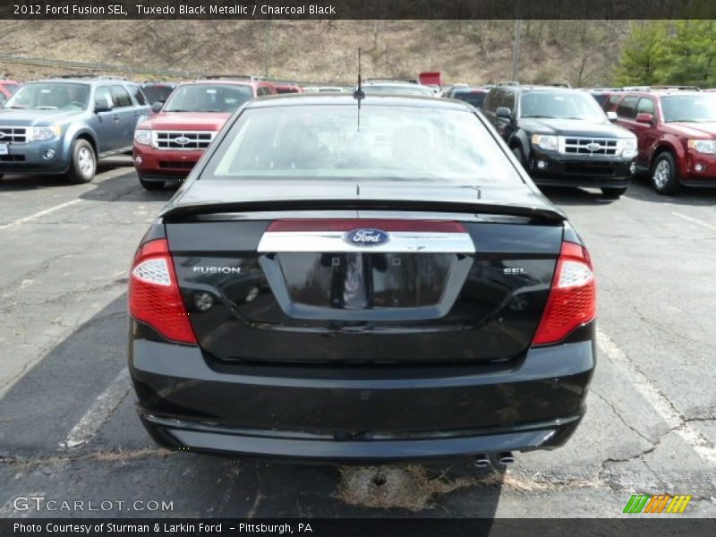 Tuxedo Black Metallic / Charcoal Black 2012 Ford Fusion SEL