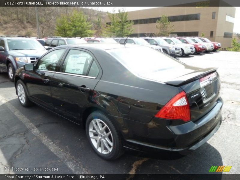 Tuxedo Black Metallic / Charcoal Black 2012 Ford Fusion SEL