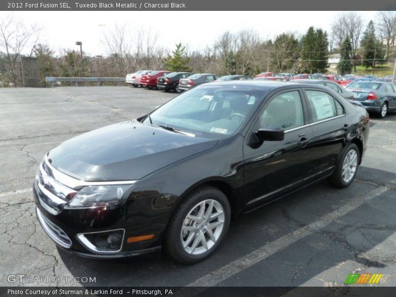 Tuxedo Black Metallic / Charcoal Black 2012 Ford Fusion SEL