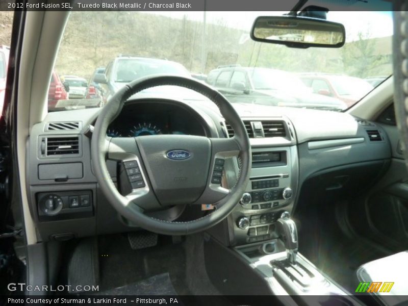 Tuxedo Black Metallic / Charcoal Black 2012 Ford Fusion SEL