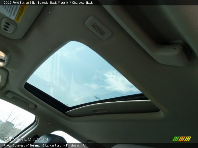 Tuxedo Black Metallic / Charcoal Black 2012 Ford Fusion SEL