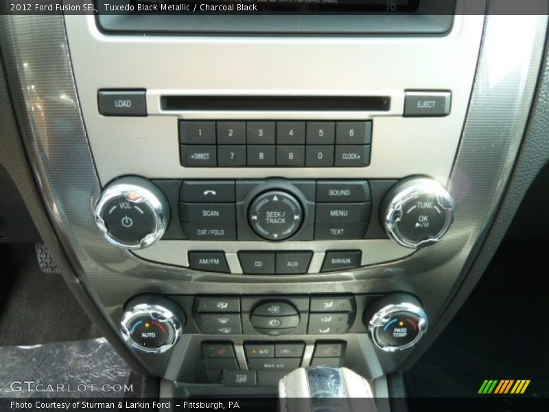 Tuxedo Black Metallic / Charcoal Black 2012 Ford Fusion SEL