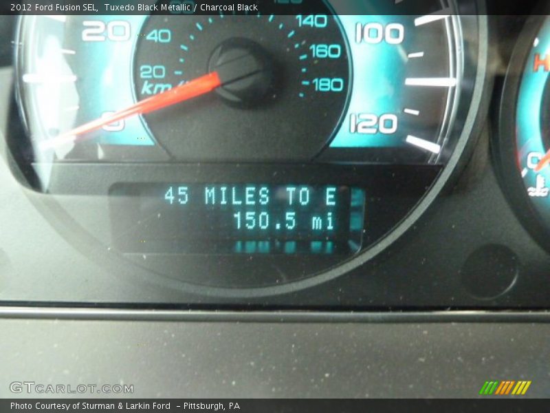 Tuxedo Black Metallic / Charcoal Black 2012 Ford Fusion SEL