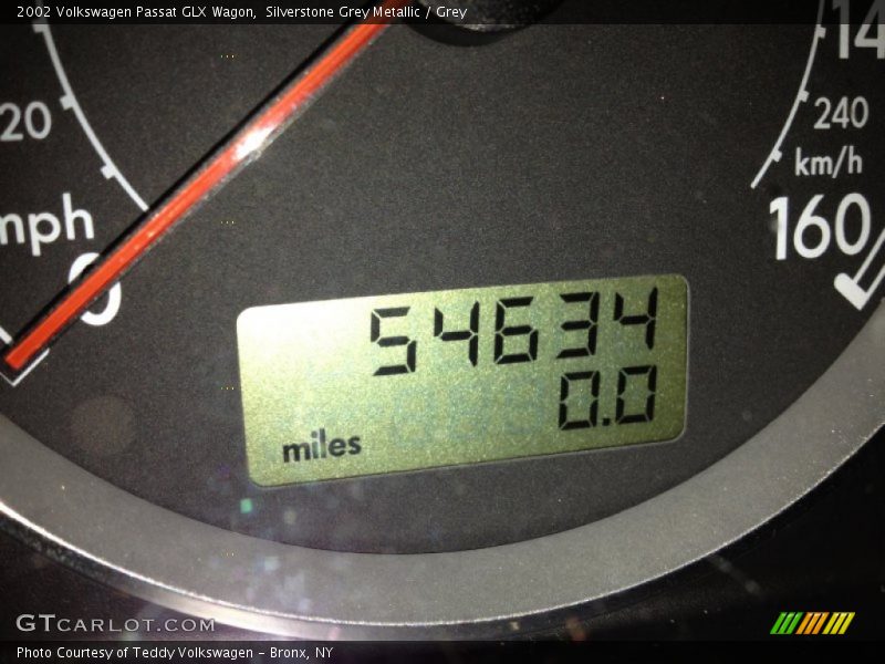 Silverstone Grey Metallic / Grey 2002 Volkswagen Passat GLX Wagon