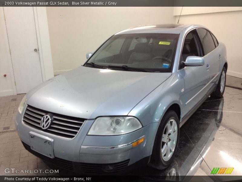 Blue Silver Metallic / Grey 2003 Volkswagen Passat GLX Sedan