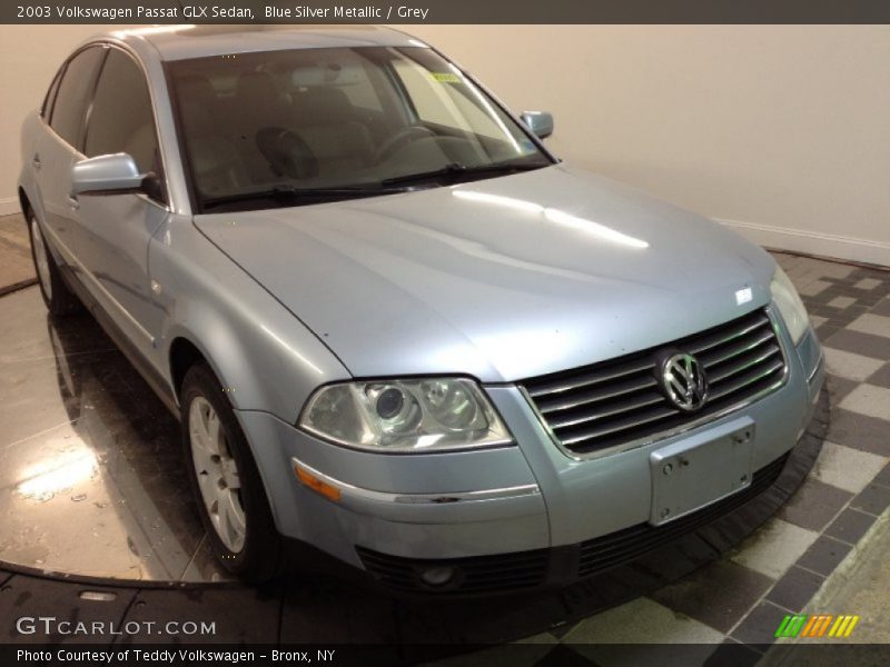 Blue Silver Metallic / Grey 2003 Volkswagen Passat GLX Sedan