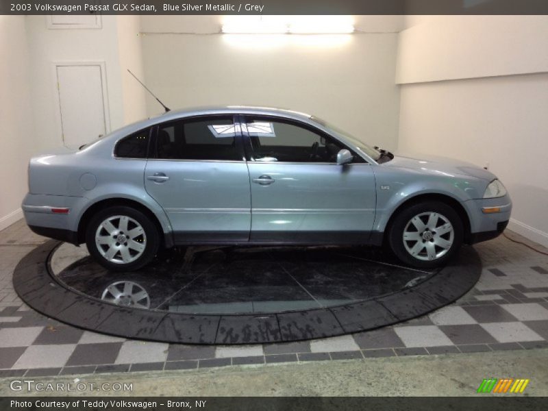 Blue Silver Metallic / Grey 2003 Volkswagen Passat GLX Sedan