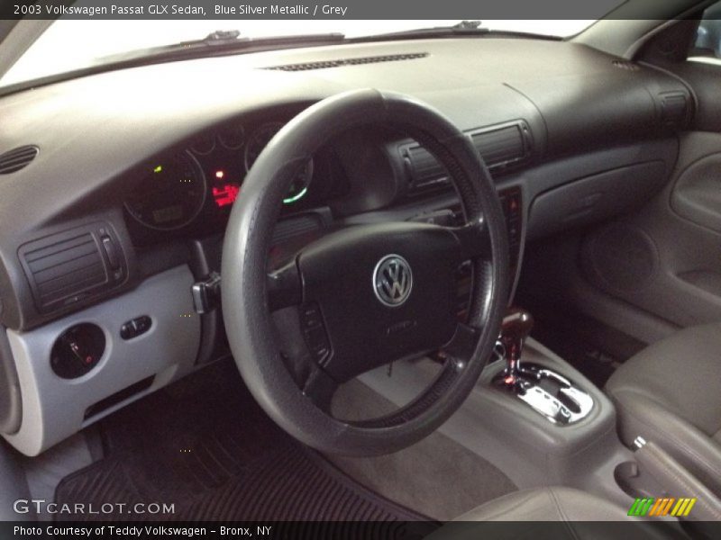 Blue Silver Metallic / Grey 2003 Volkswagen Passat GLX Sedan