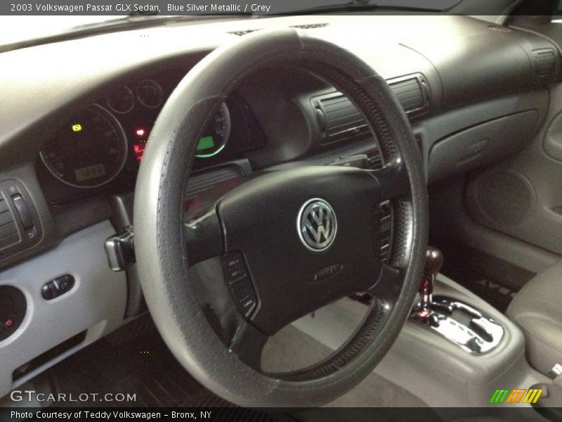 Blue Silver Metallic / Grey 2003 Volkswagen Passat GLX Sedan