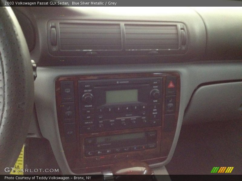 Blue Silver Metallic / Grey 2003 Volkswagen Passat GLX Sedan