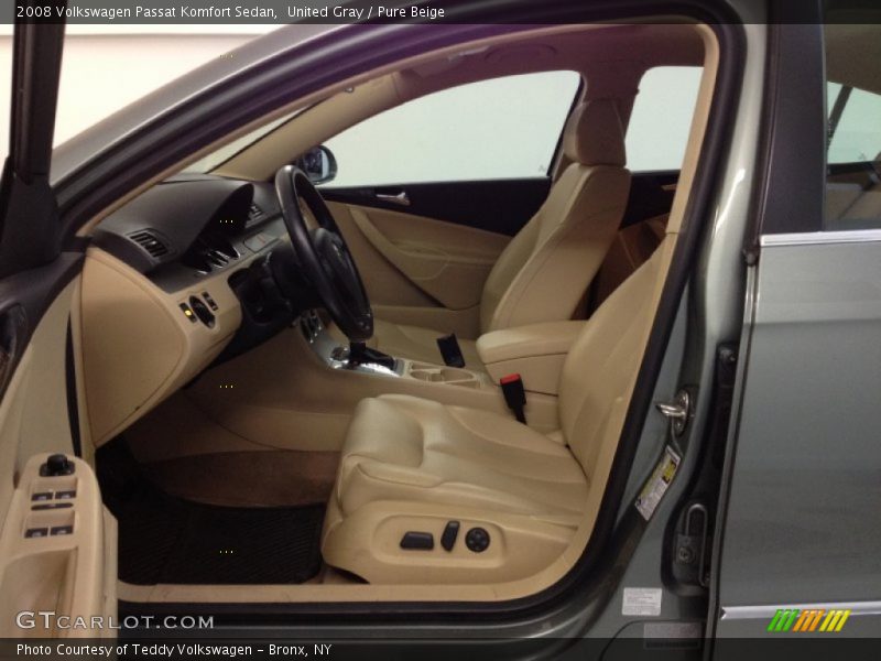 United Gray / Pure Beige 2008 Volkswagen Passat Komfort Sedan