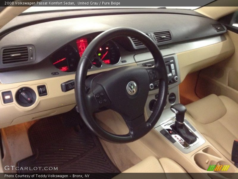 United Gray / Pure Beige 2008 Volkswagen Passat Komfort Sedan