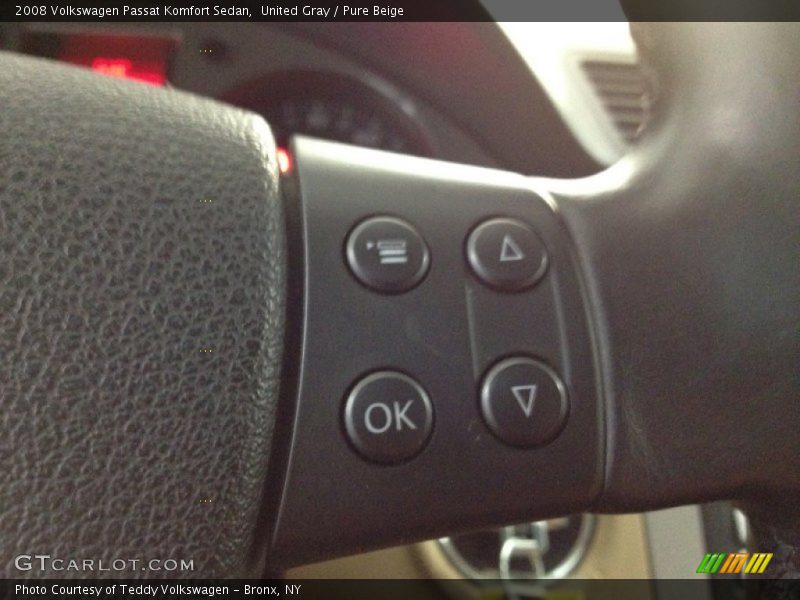 United Gray / Pure Beige 2008 Volkswagen Passat Komfort Sedan