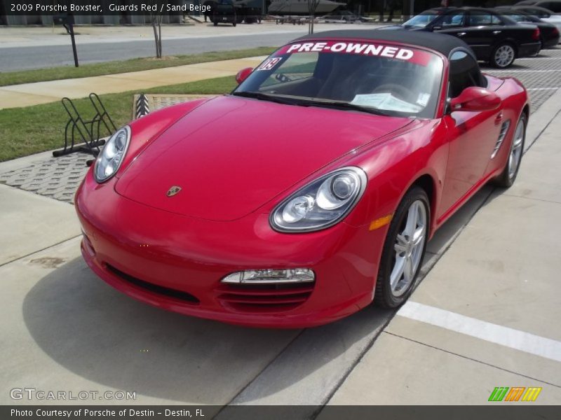 Front 3/4 View of 2009 Boxster 