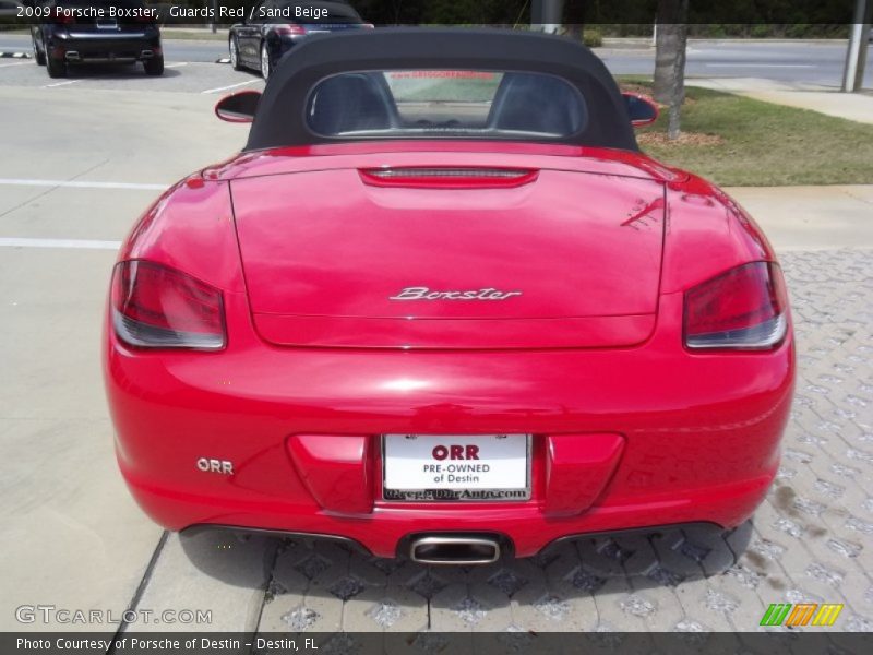 Guards Red / Sand Beige 2009 Porsche Boxster