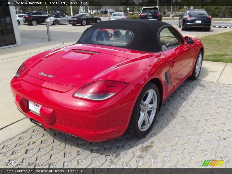 Guards Red / Sand Beige 2009 Porsche Boxster