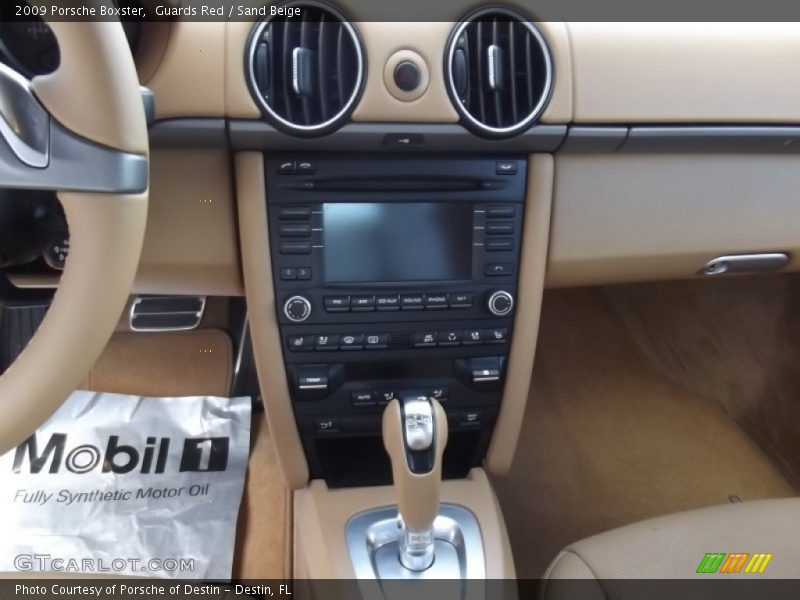 Controls of 2009 Boxster 