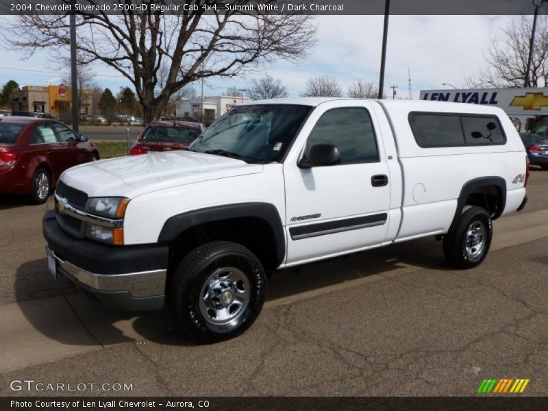 Summit White / Dark Charcoal 2004 Chevrolet Silverado 2500HD Regular Cab 4x4