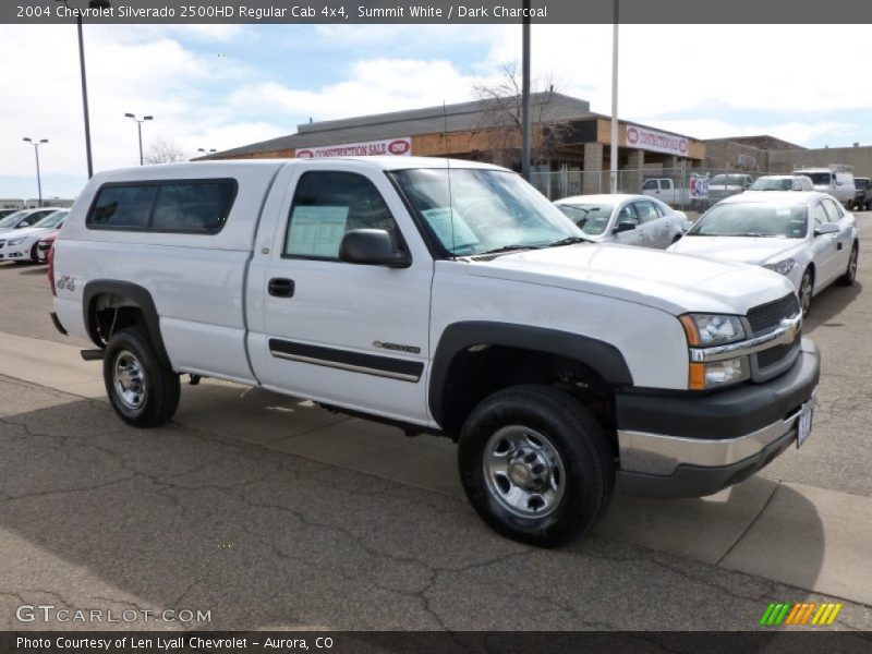 Summit White / Dark Charcoal 2004 Chevrolet Silverado 2500HD Regular Cab 4x4