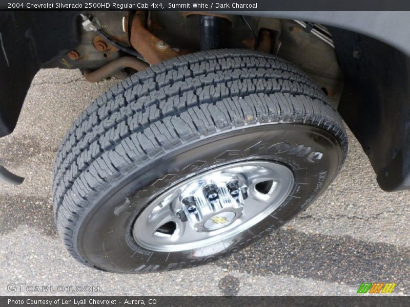 Summit White / Dark Charcoal 2004 Chevrolet Silverado 2500HD Regular Cab 4x4